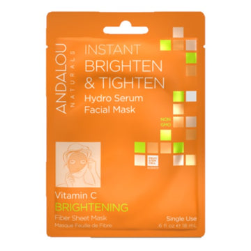 Andalou - Facial Sheet Mask Instant Brighten & Tighten